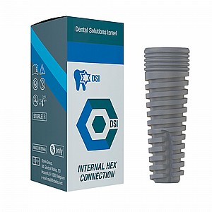 שתל קוני קלאסי חיבור משושה פנימי 2.42ממ FDA CE DSI CLASSIC CONE IMPLANT שתל קוני קלאסי חיבור משושה פנימי 2.42ממ FDA CE DSI CLASSIC CONE IMPLANT