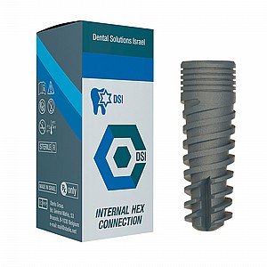 שתל ספירלי חיבור משושה פנימי 2.42ממ ציפוי DSI PREMIUM SPIRAL IMPLANT RBM שתל ספירלי חיבור משושה פנימי 2.42ממ ציפוי DSI PREMIUM SPIRAL IMPLANT RBM