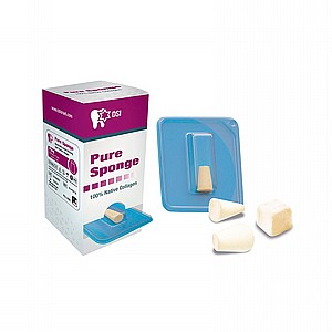 ספוג טהור סטרילי עם קולגן DSI Sterile Pure Sponge Collagen Plug ספוג טהור סטרילי עם קולגן DSI Sterile Pure Sponge Collagen Plug