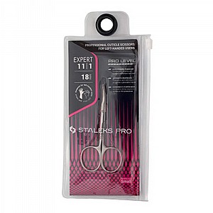 מספריים מניקור לעור 18ממ לשמאליים STALEKS PRO MANICURE SCISSORS EXPERT FOR LEFT HAND SE-11/1 מספריים מניקור לעור 18ממ לשמאליים STALEKS PRO MANICURE SCISSORS EXPERT FOR LEFT HAND SE-11/1