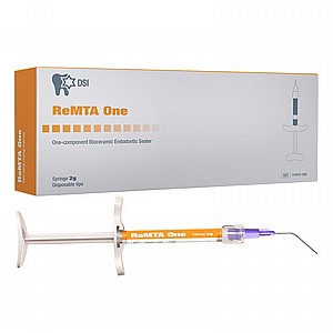 איטום תעלות שורש ביו-קרמי במזרק ReMTA ONE איטום תעלות שורש ביו-קרמי במזרק ReMTA ONE